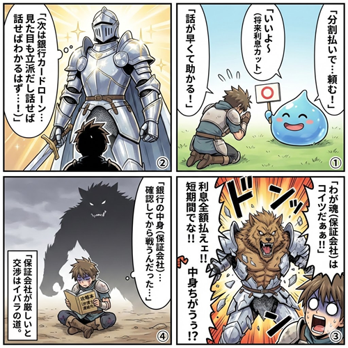 銀行任意整理マンガ