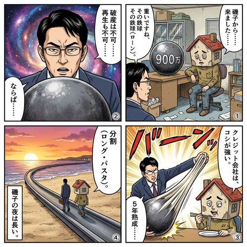 磯子区の債務整理マンガ