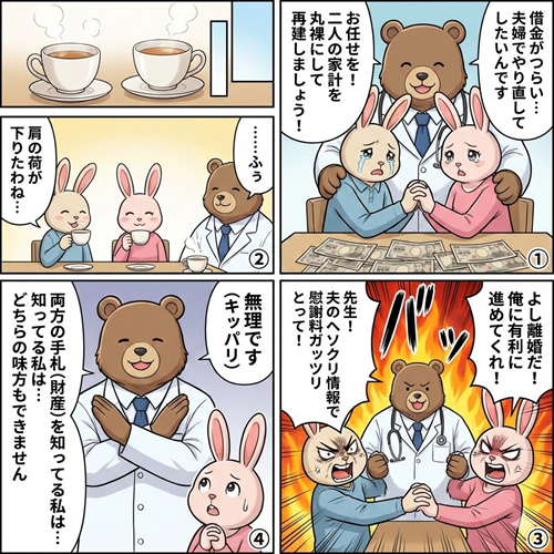 夫婦の債務整理と離婚