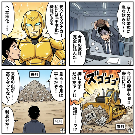クレジットカードの機能をマンガで解説